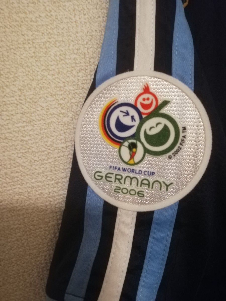 メッシ 2006年 ドイツW杯 アルゼンチン代表 アウェイ ユニフォーム 背