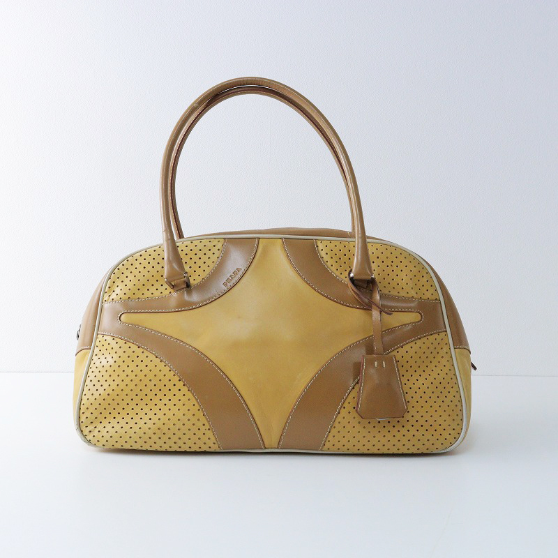 Yahoo!オークション - 希少 Archive PRADA 2000SS Bowling Bag /アーカ