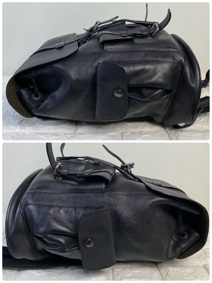 COACH コーチ リュック ハドソン オールレザー 大容量 F36811 ブラック