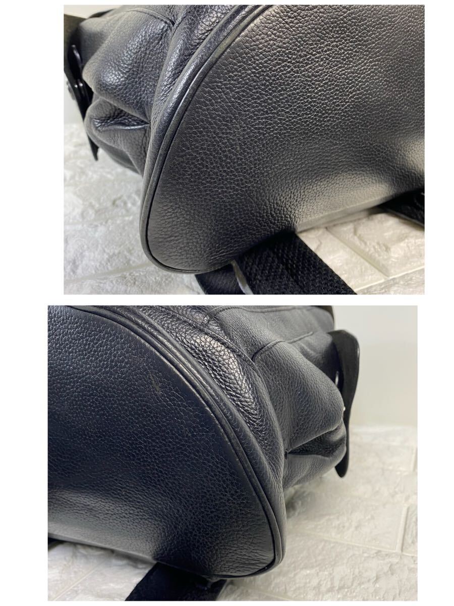 COACH コーチ リュック ハドソン オールレザー 大容量 F36811 ブラック