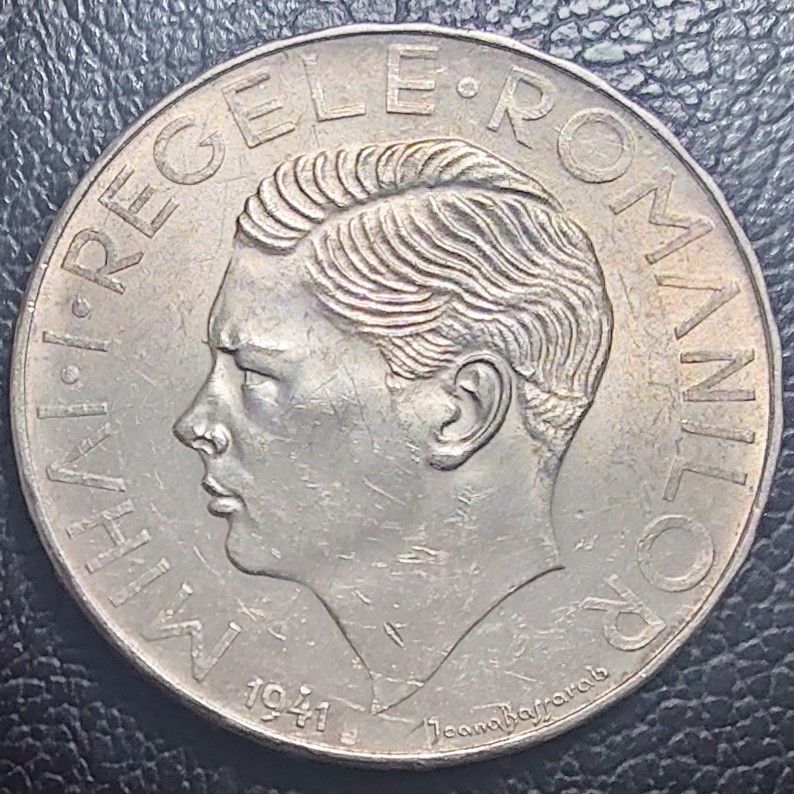 1941年 ルーマニア銀貨 500レイ ベッサラビア再会記念銀貨 silver835