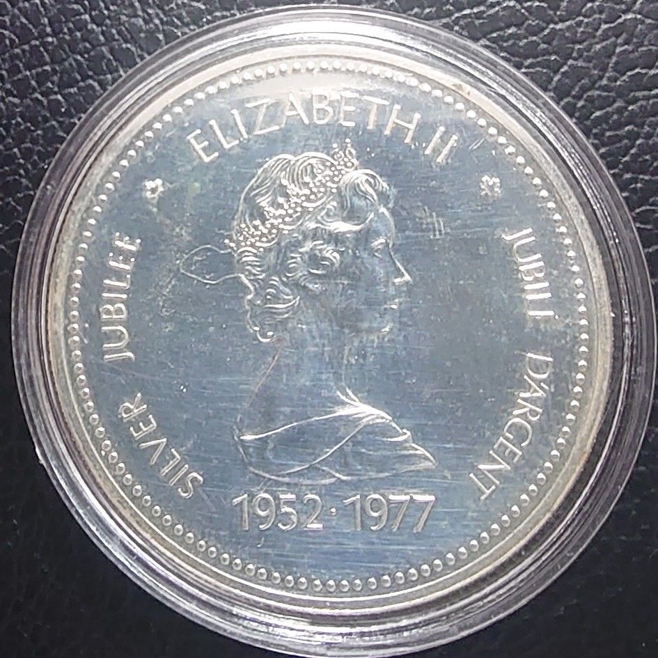 1977年 カナダ銀貨 1ドル エリザベス2世戴冠式25周年記念銀貨 プルーフ