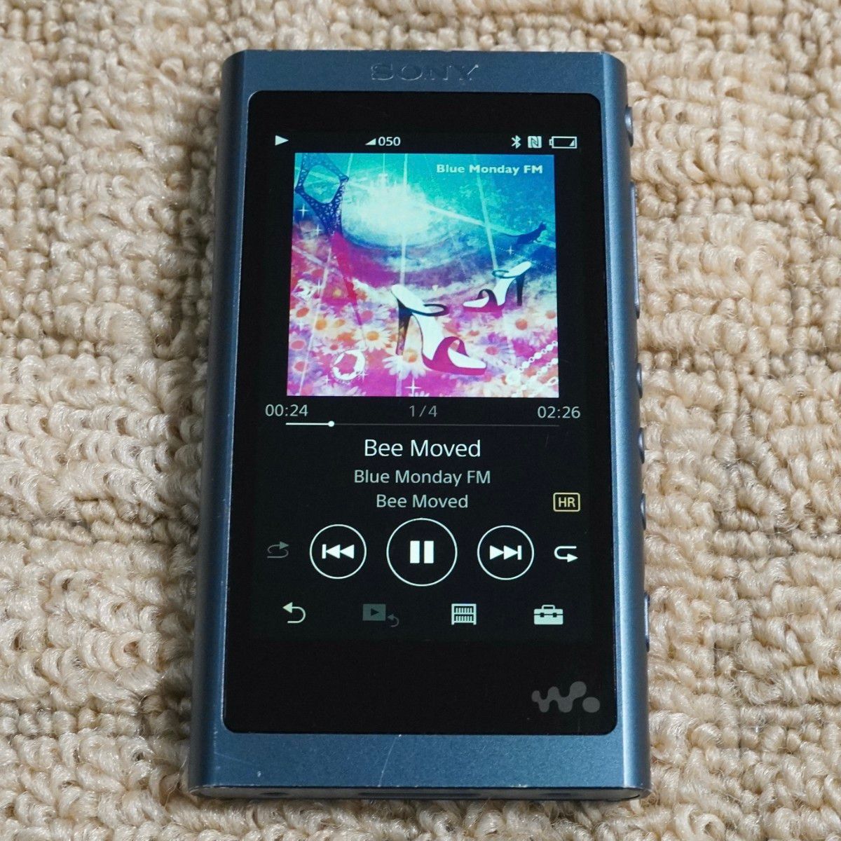 SONY ウォークマン Aシリーズ NW-A55 L （ムーンリットブルー） 傷や