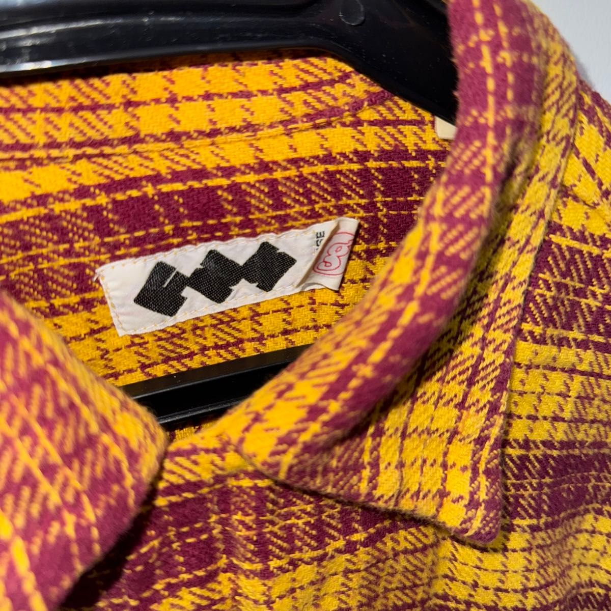 90s used] FINESSE GOODENOUGH (フィネス グッドイナフ) ネルシャツ