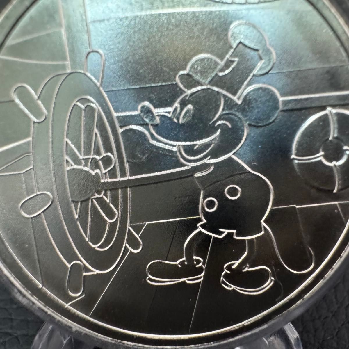蒸気船ウィリー 」 ディズニー ミッキーマウス 1オンス 1oz 純銀