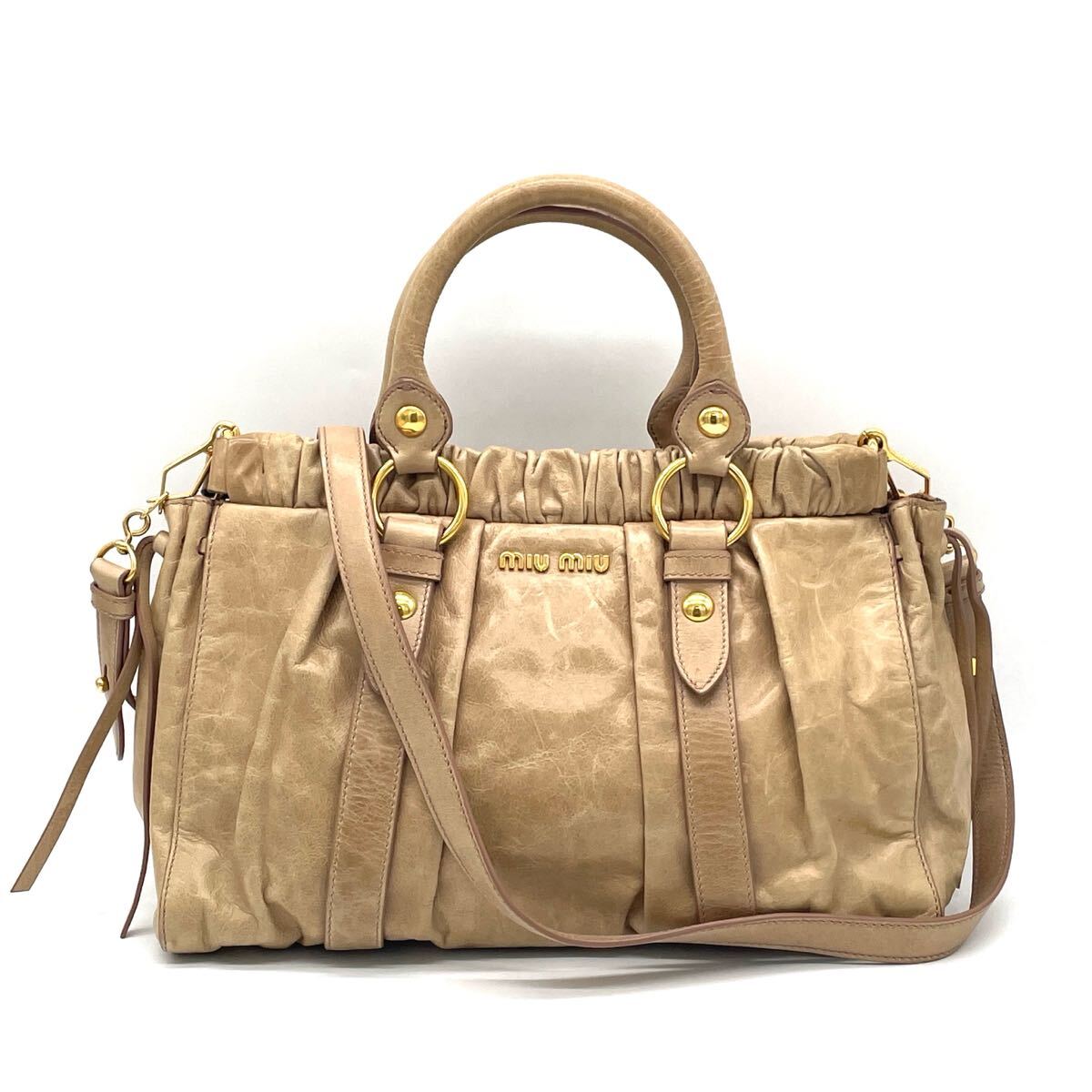 Yahoo!オークション - 1円 美品 miu miu ミュウミュウ アーカイブ ヴィ