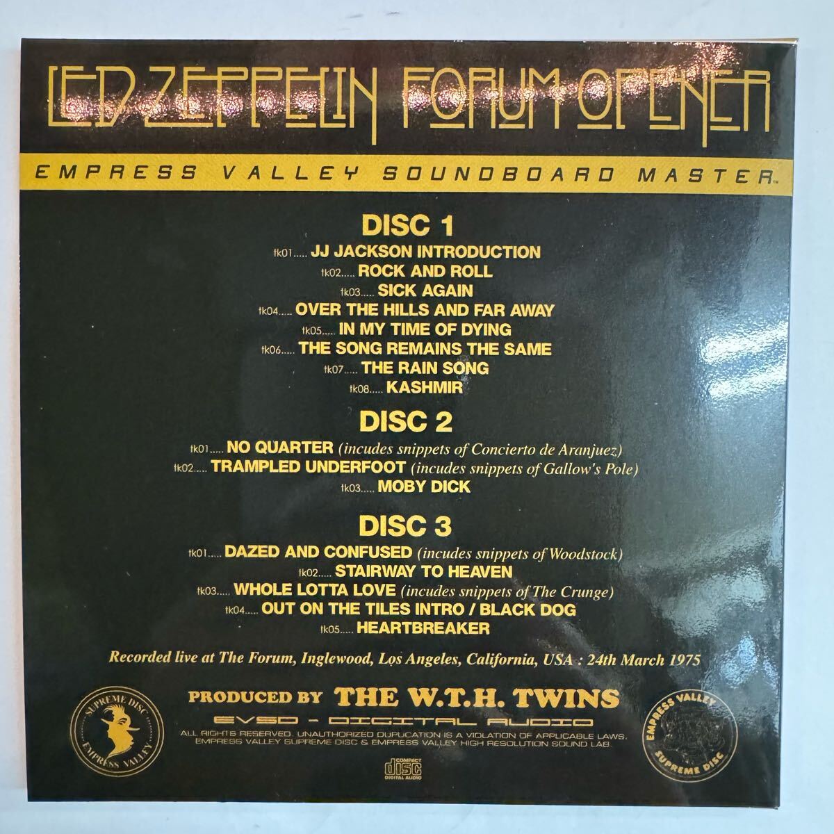 LED ZEPPELIN / FORUM OPENER SPECIAL BOX「狂宴の幕開け」(12CD BOX