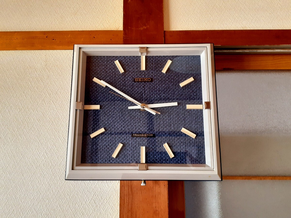 70s SEIKO 70's SEIKO 掛け時計 ミッドセンチュリー ビンテージ レトロ