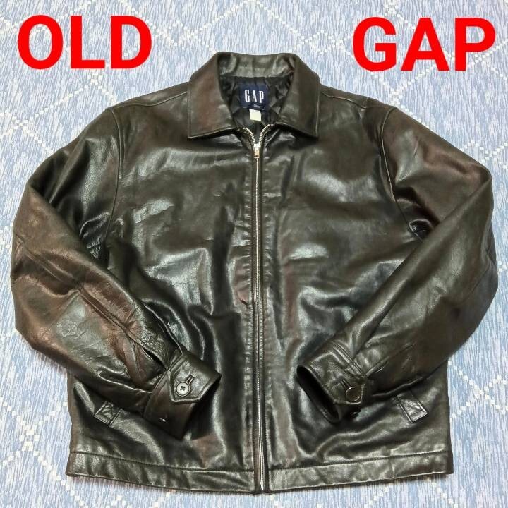 希少 オールドギャップ OLD GAP レザージャケット M L カウハイド 90's