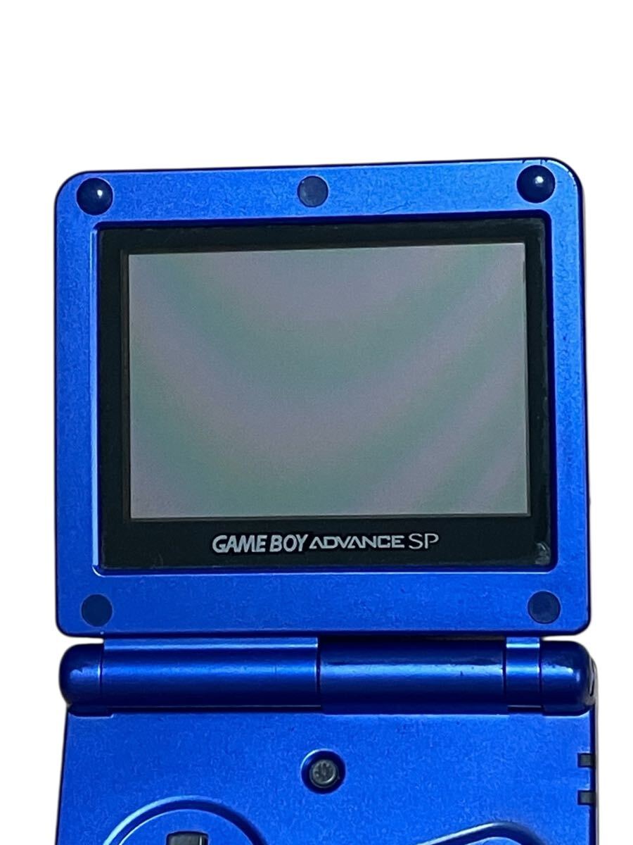 動作品】 ゲームボーイアドバンスSP本体 AGS-001 アズライトブルー