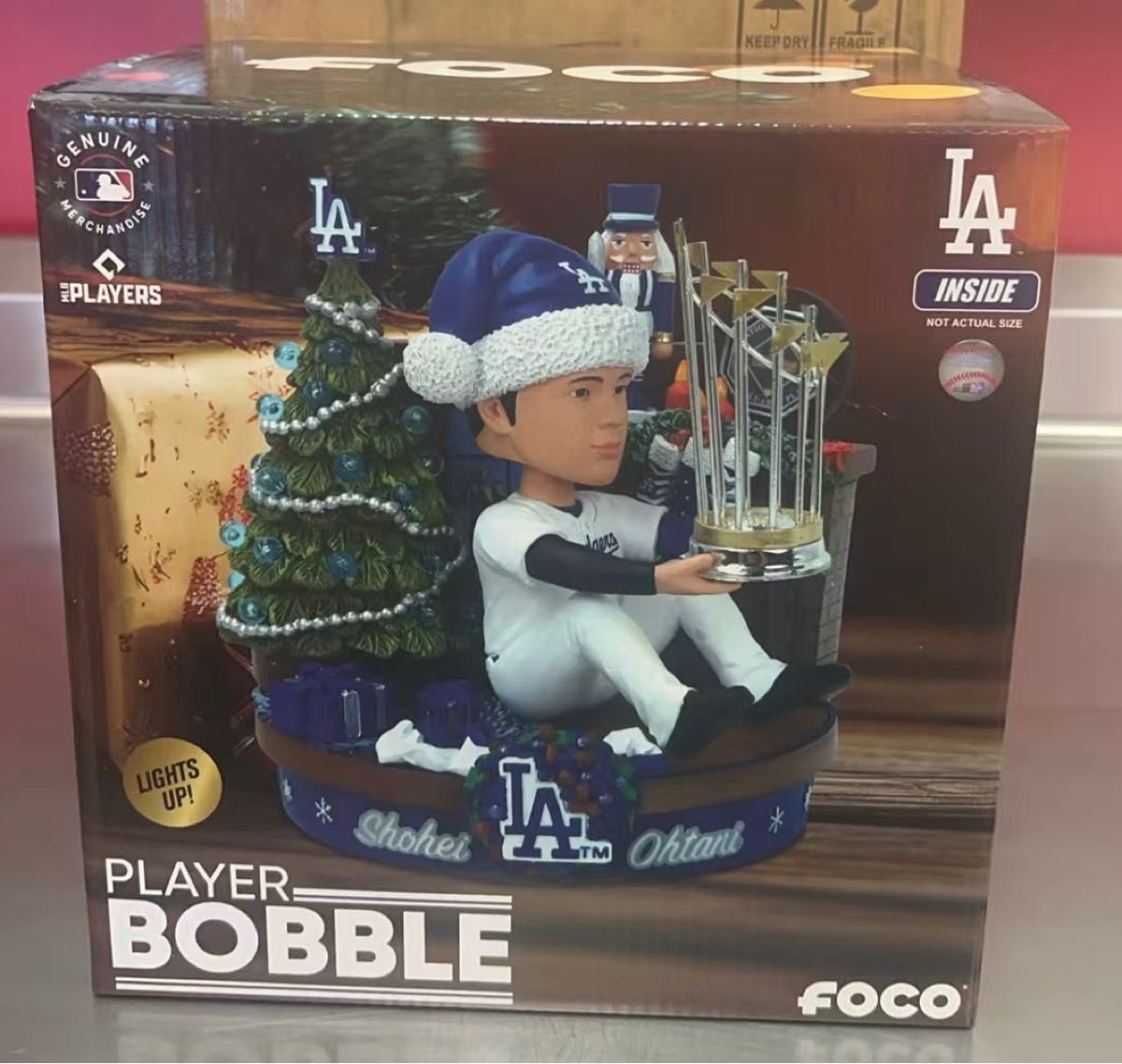 大谷翔平】NL MVP ワールドチャンピオン記念クリスマスボブルヘッド