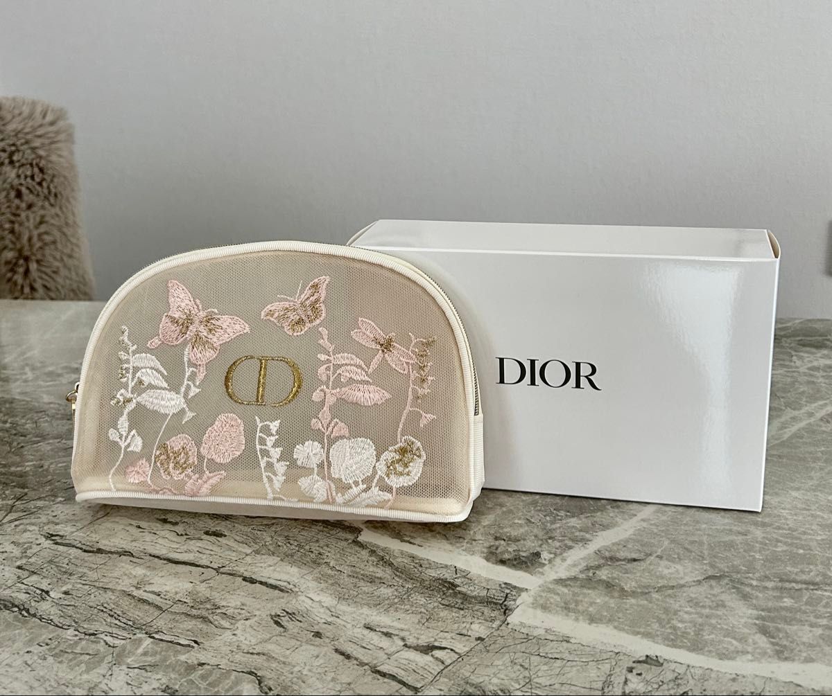 ディオール オリジナル ポーチ マザーズデイ メッシュ dior ノベルティ