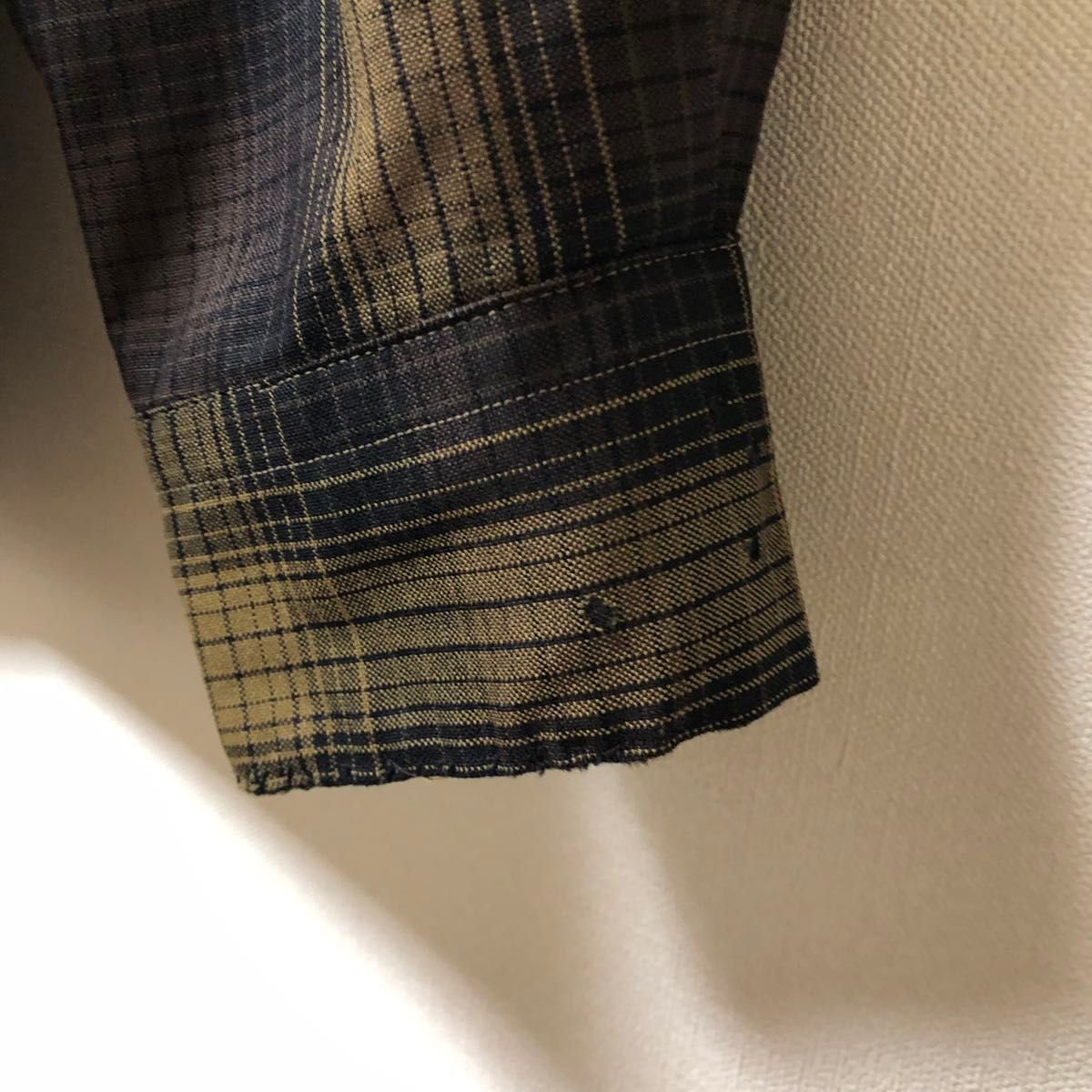 SPECIAL 60's ヴィンテージ TOWN CRAFT ウール 開襟シャツ オンブレ