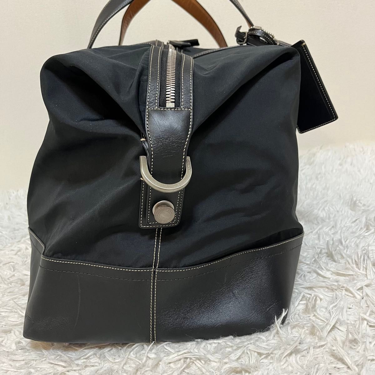 極美品 未使用級 COACH コーチ 2way ボストンバッグ 旅行バッグ 南京錠