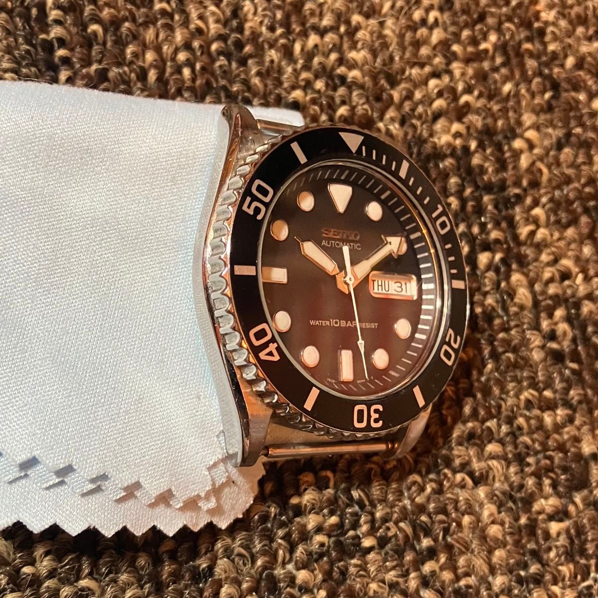 SEIKO セイコー ダイバー ブラック 10BAR 自動巻き 中古品｜Yahoo