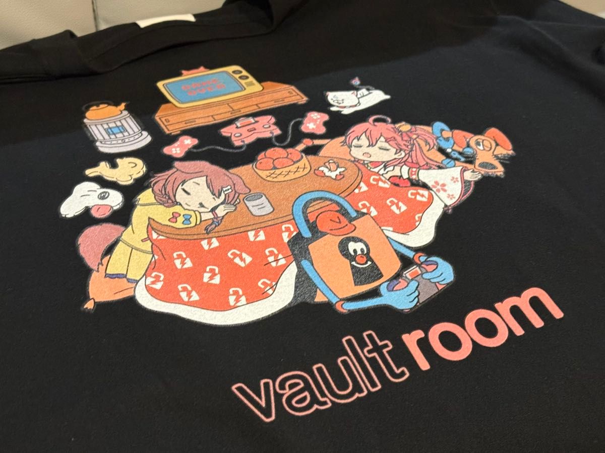 vaultroom(ボルトルーム) MIKKORONE ロングスリーブTシャツ ブラック