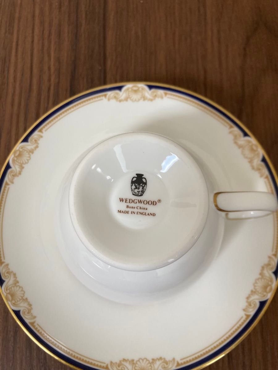 ウェッジウッド キャベンディッシュ カップ&ソーサー 金縁 WEDGWOOD