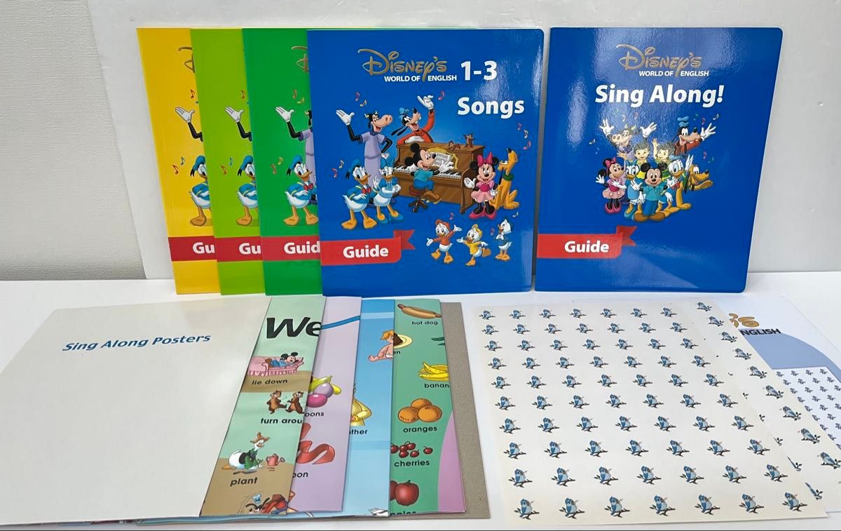 新品 多数 新品同様 シングアロング フルセット DVD 絵本 ディズニー