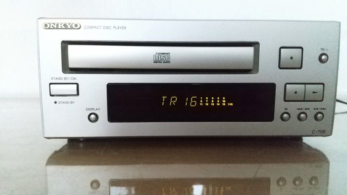 ONKYO CDプレーヤー C-705【動作品】 (ピックアップ レンズ ベルト交換