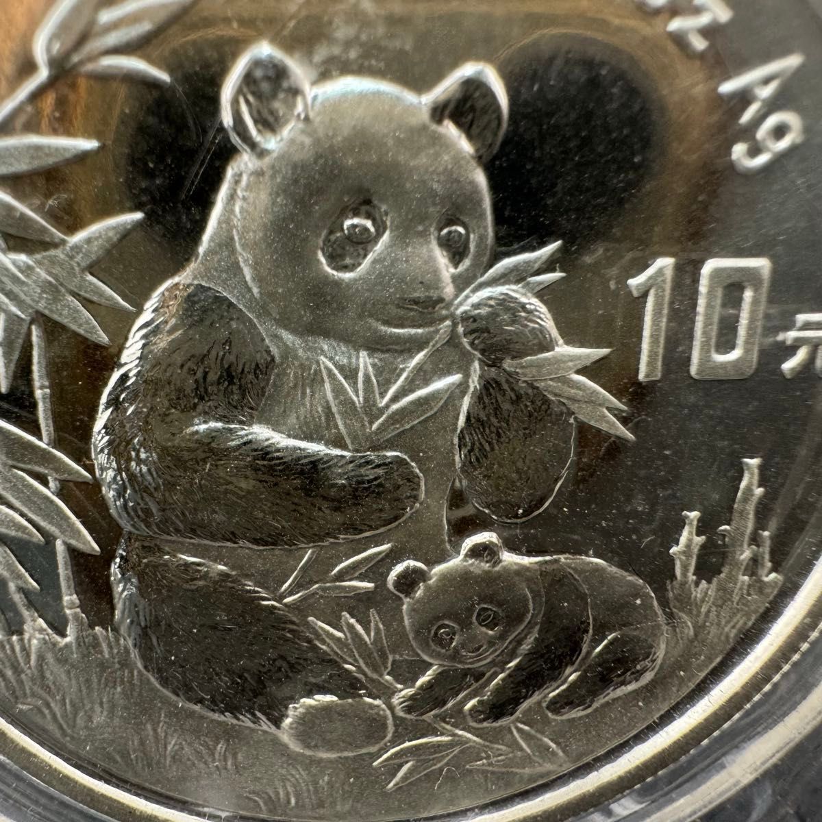 激レア品 銀貨 中国 パンダ銀貨 1996年 純銀 コインカプセル付き