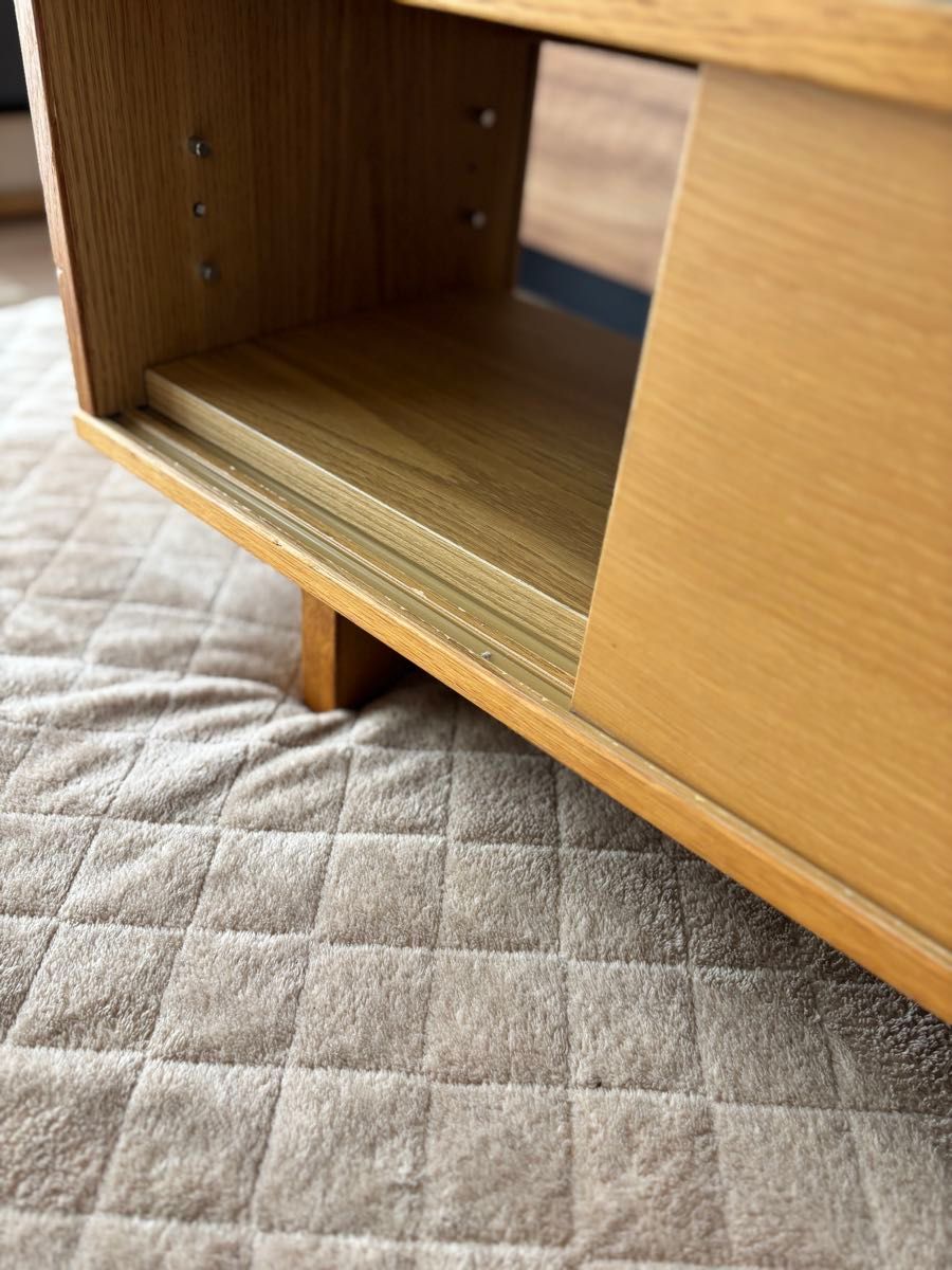 無印良品 無印 テレビボード テレビ台 廃盤 ボード タモ材 オーク