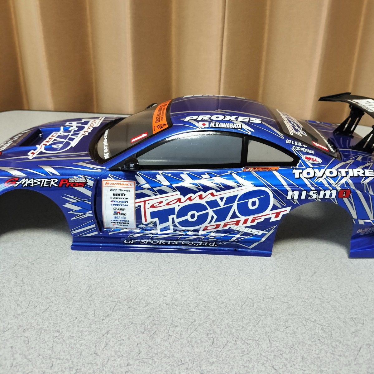 ラジコンボディ1/10 S15シルビアTeam TOYOメーカー塗装済み電飾付き