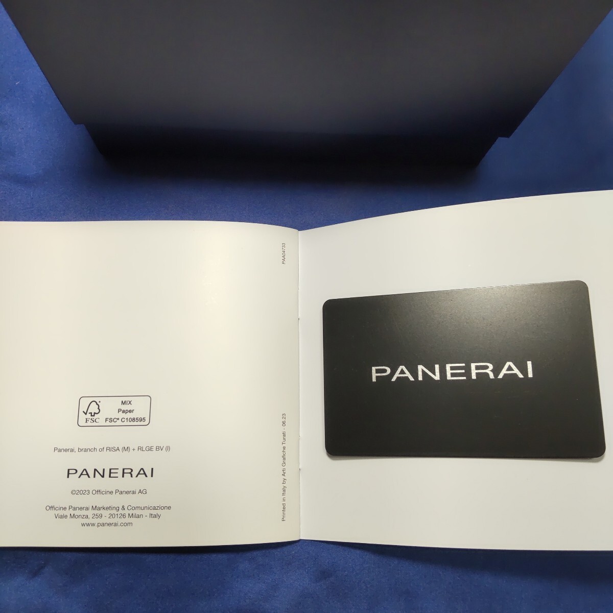 PANERAI ギャラ カード 時計 ウォッチ ケース ボックス 外箱 内箱