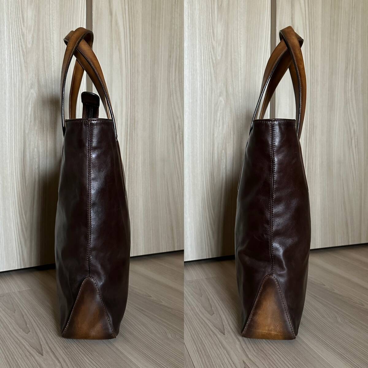 特注60万 Berluti MODERNISTE VERTICAL Tote Bag ベルルッティ