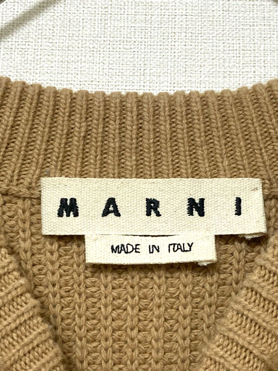 マルニ marni 無地 ウール セーター ニット クルーネック メンズ