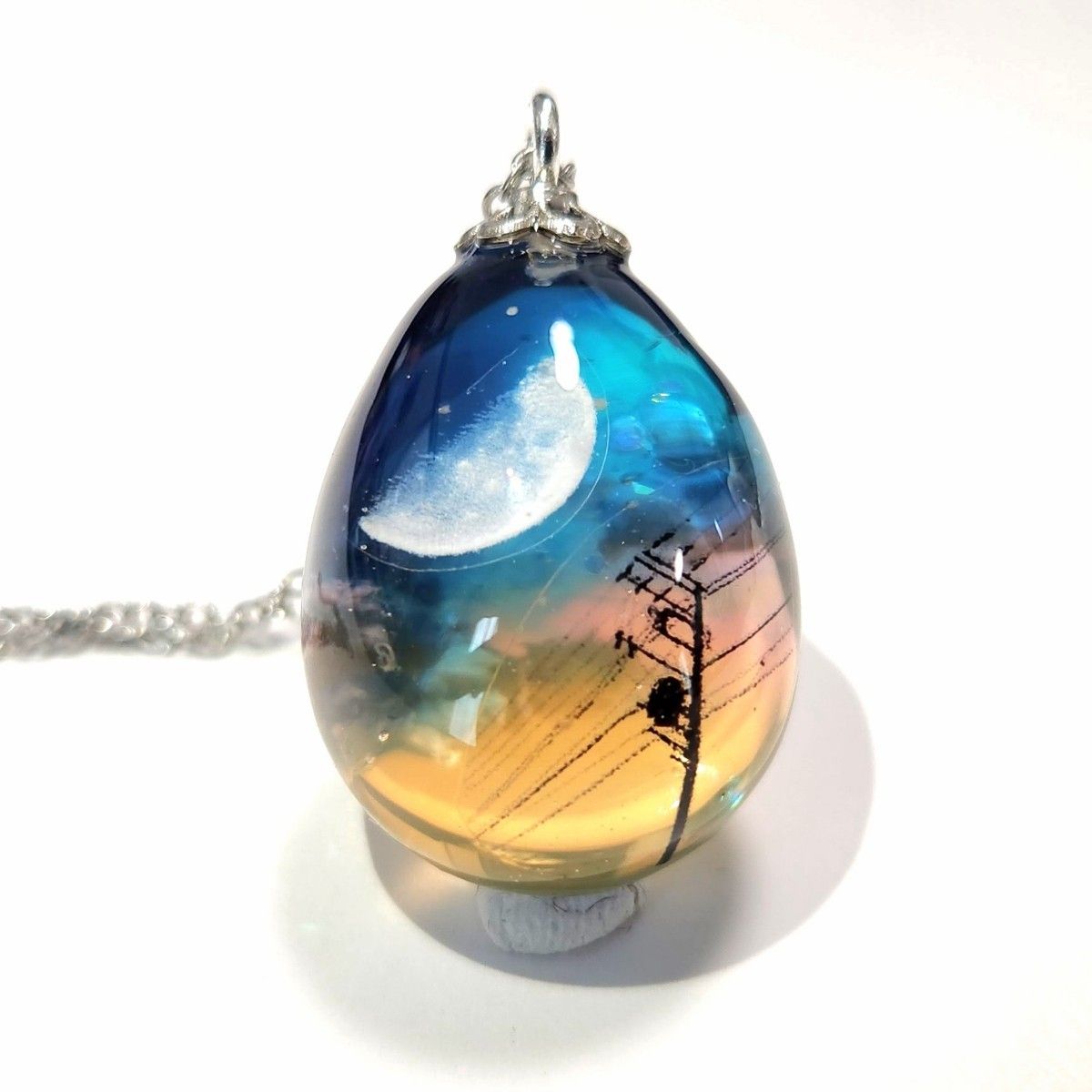 星空と電柱 夜空 雲レジン ネックレス｜Yahoo!フリマ（旧PayPayフリマ）
