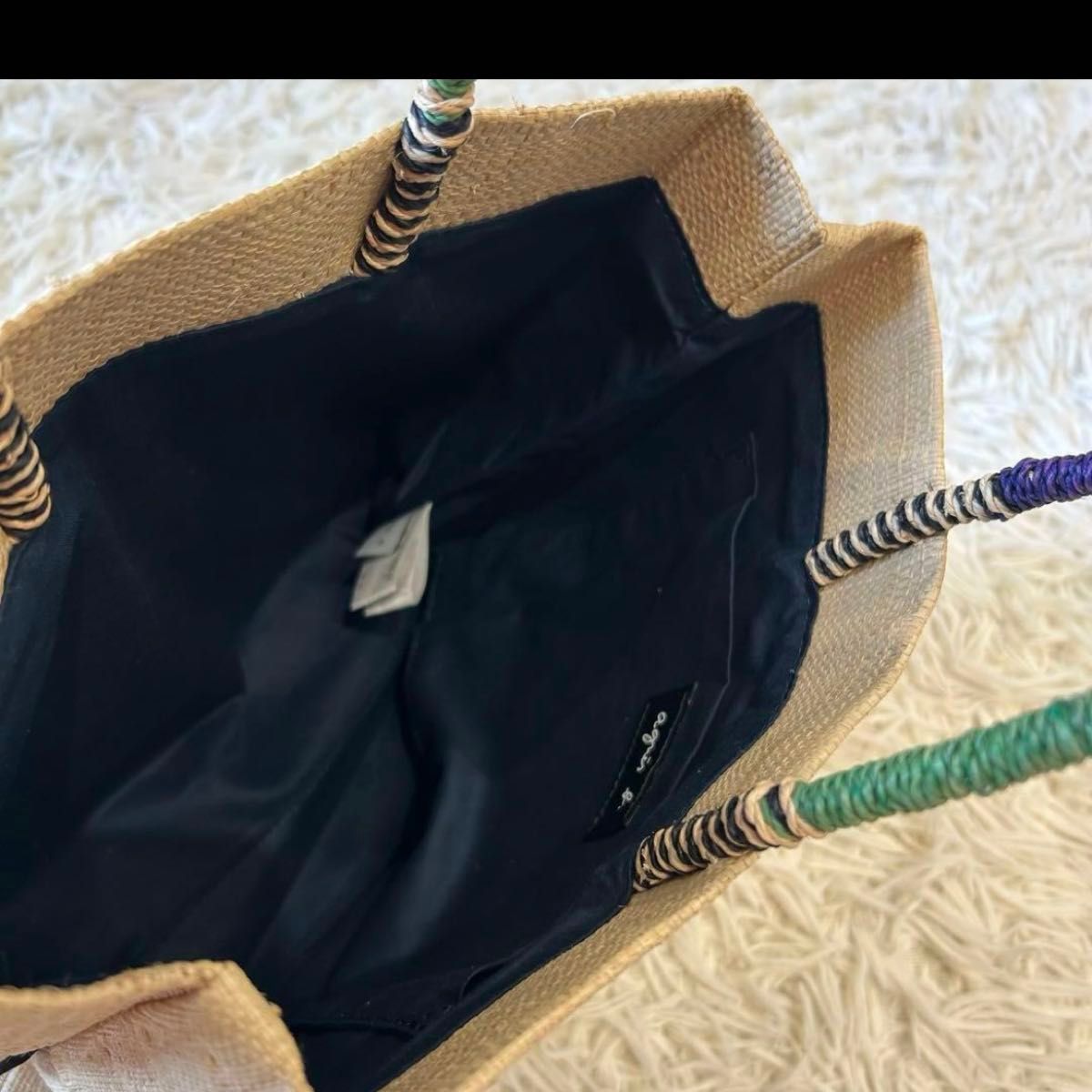 agnes b アニエス ベー マダガスカル トートバッグ カゴバッグ かご 夏