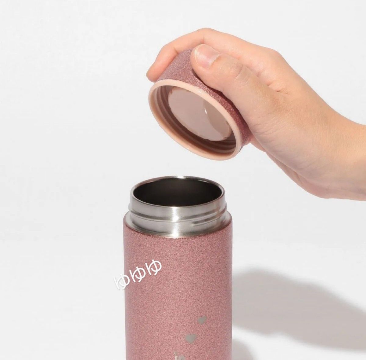 スターバックス ステンレスボトル グリッターピンク ハート