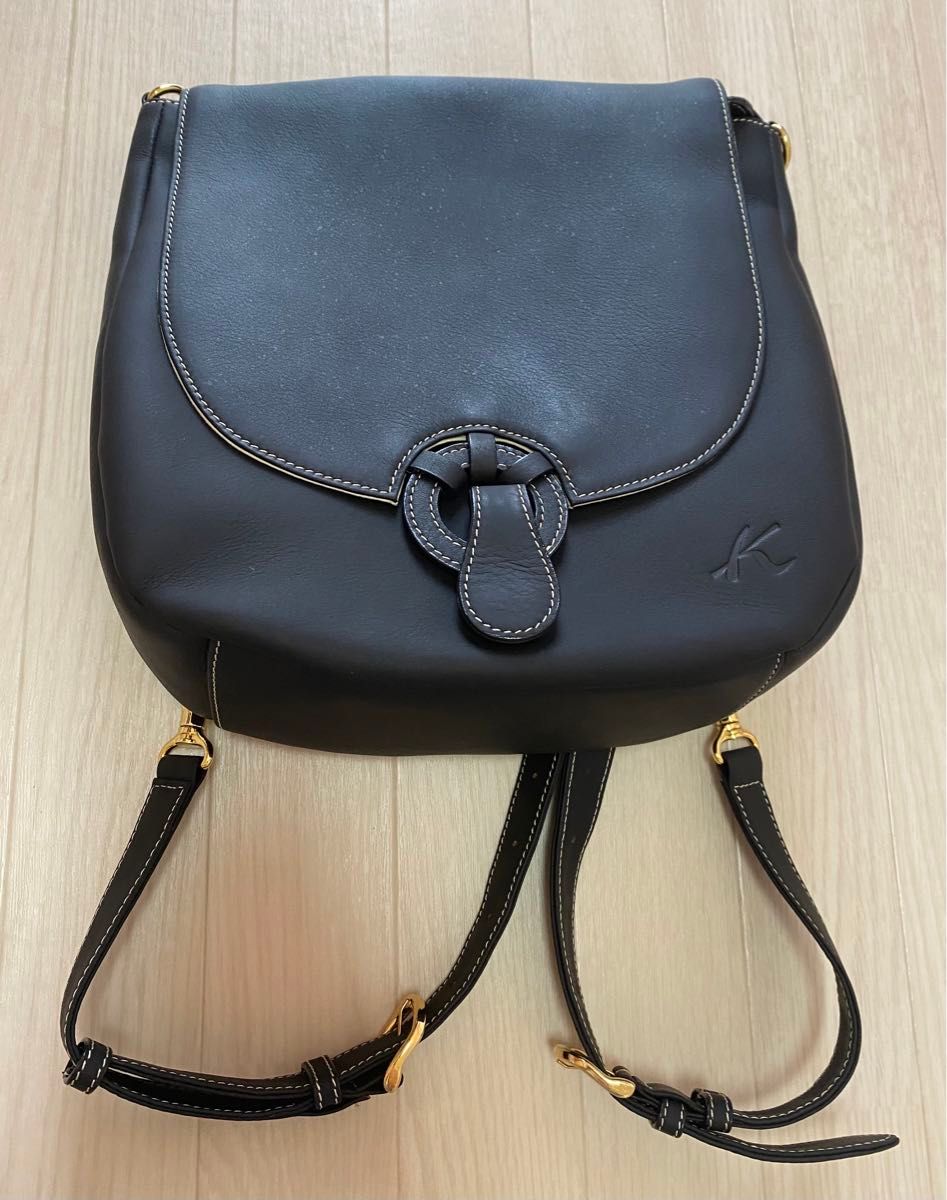 新品・未使用 【キタムラ 】2way リュック ショルダー レザー Kitamura