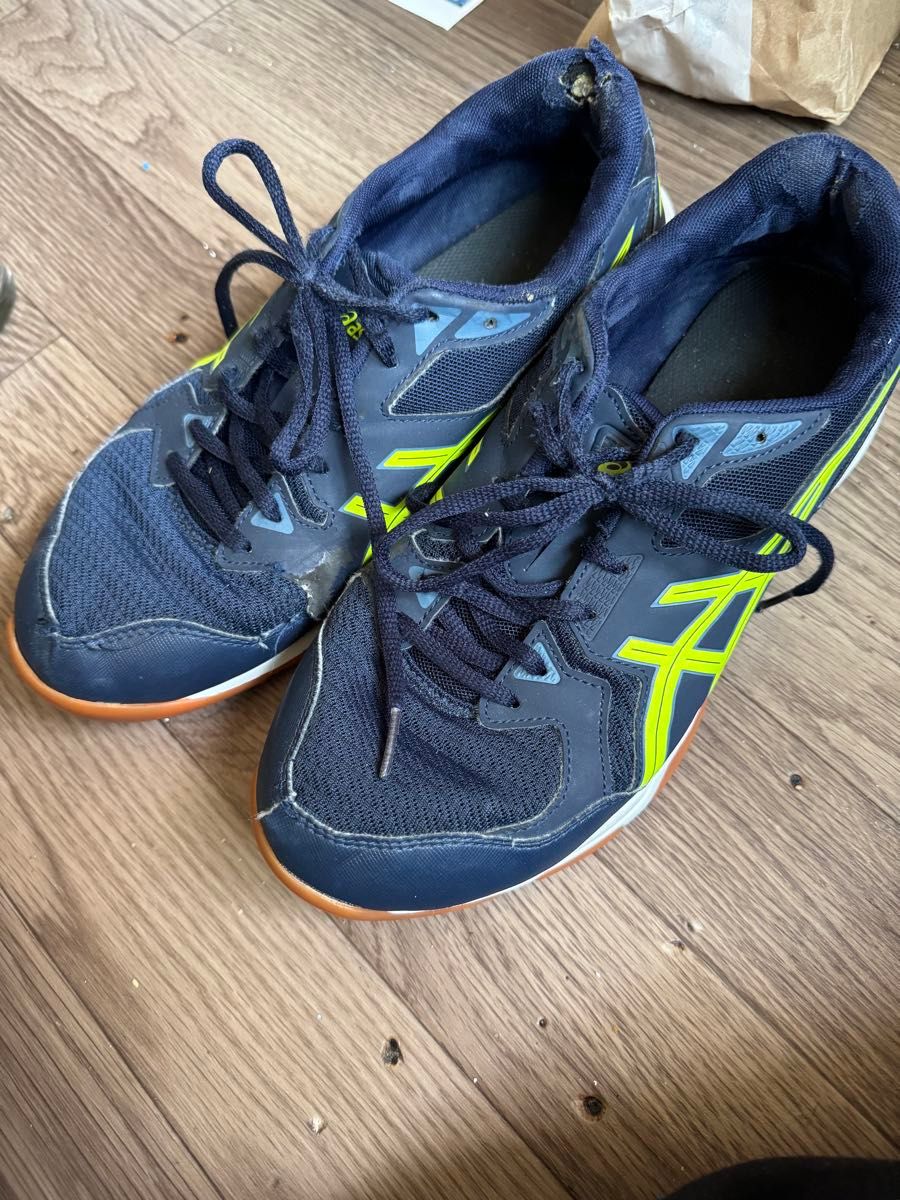 アシックス asics バレーボールシューズ ネイビー 26 5cm 即日発送