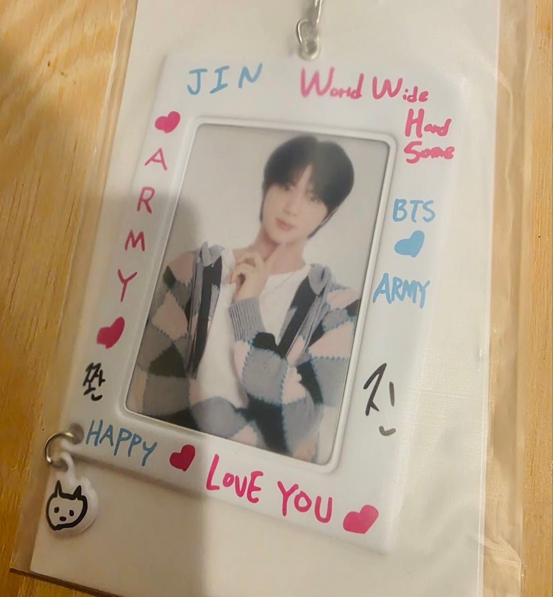 BTS ジン RUNSEOKJIN in JAPAN フォトカードホルダー POPUP JIN