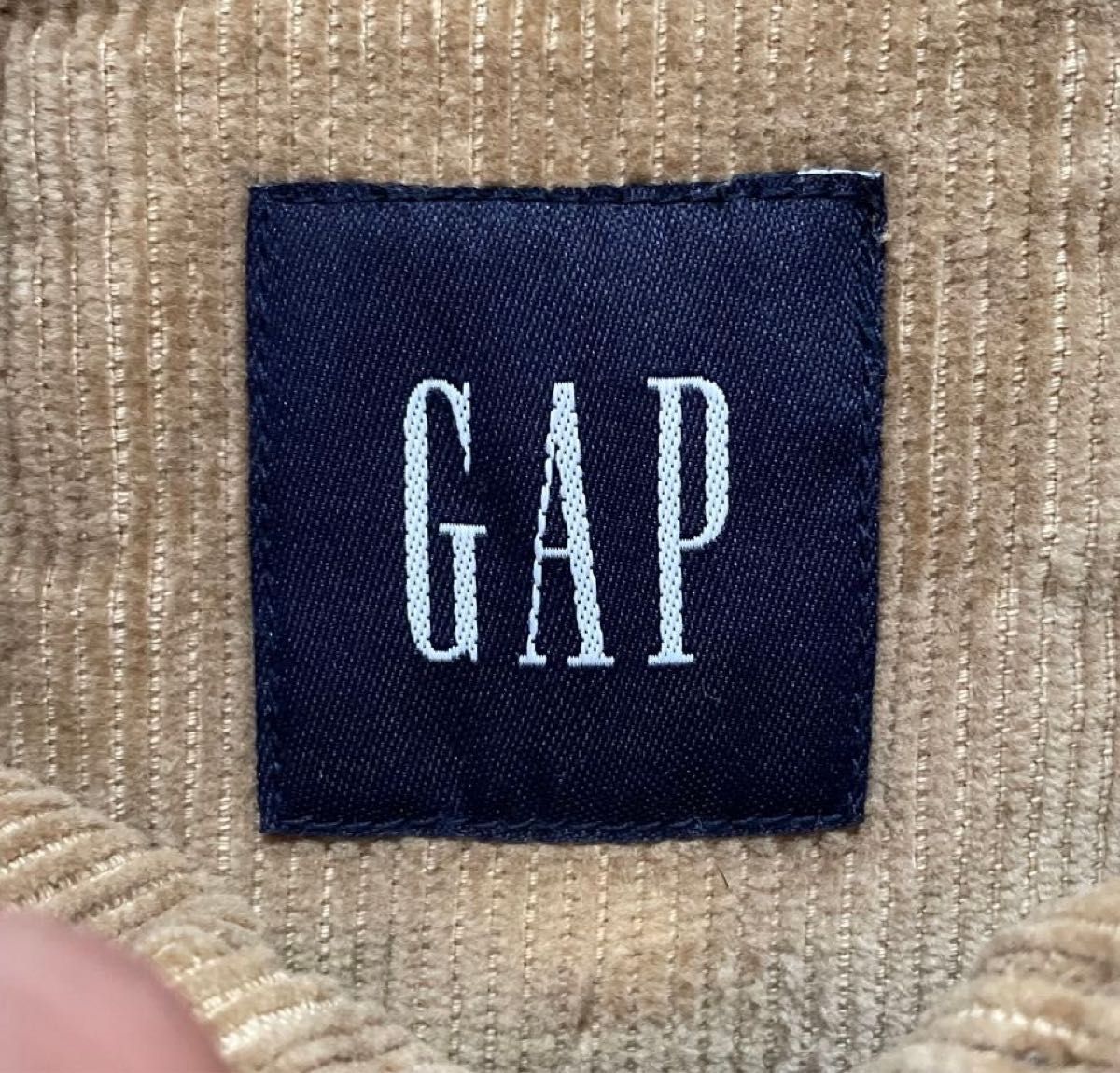90s OLD GAP 大文字タグ コーデュロイジャケット 裏ボア フルジップ