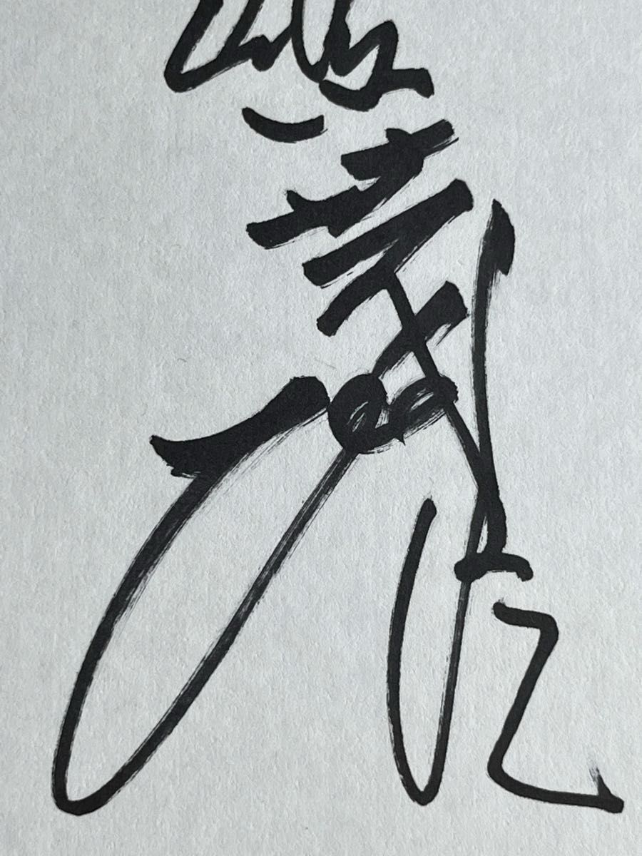 当時物 長嶋茂雄 直筆サイン色紙 球団公式色紙 直筆サイン色紙 巨人軍