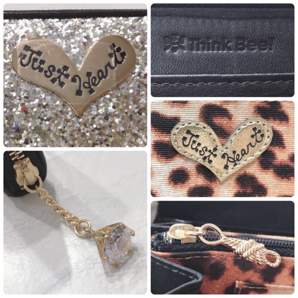 未使用 Think Bee シンクビー Just Heart 長財布 財布 ウォレット
