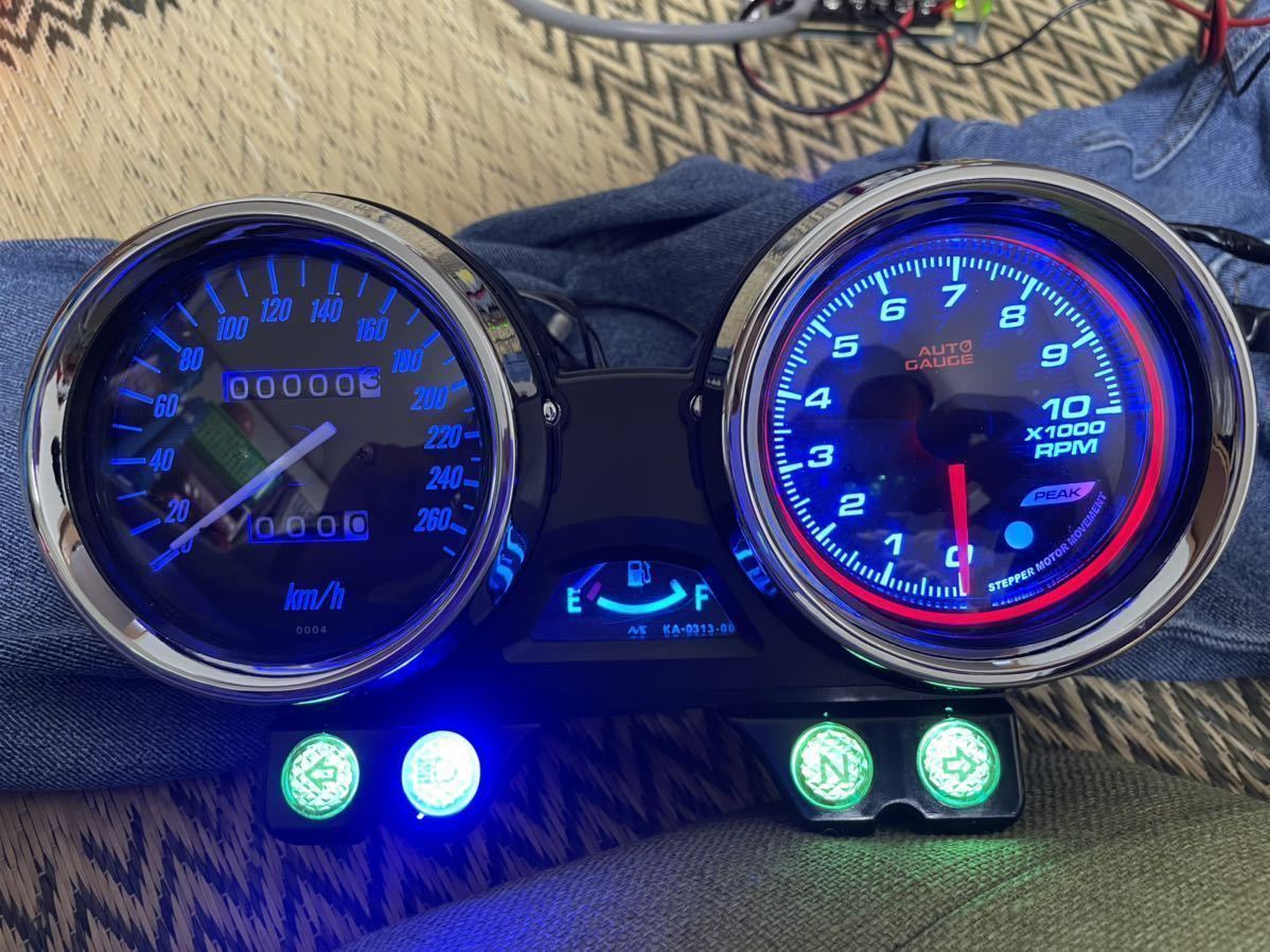 ゼファー400 zephyr400メーターカワサキ純正270km フルスケール