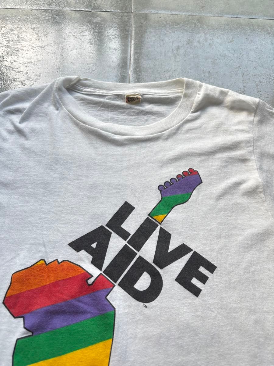 木村拓哉着用 80s 57 LIVE AID ライブエイド Tシャツ｜Yahoo!フリマ