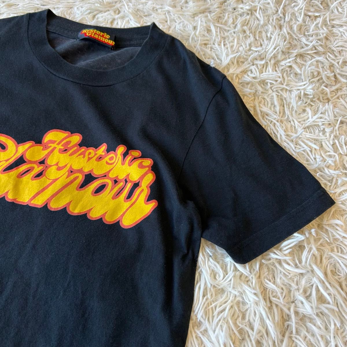 レア HYSTERIC GLAMOUR ヒステリックグラマー バックロゴ プリントT