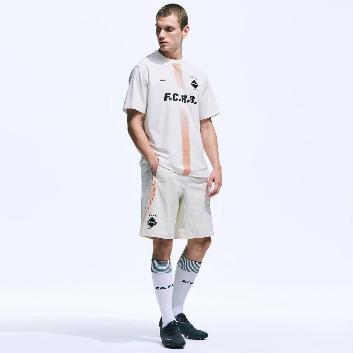 25SS新品L黒F C Real BristolゲームシャツS/S GAME SHIRTブリストル