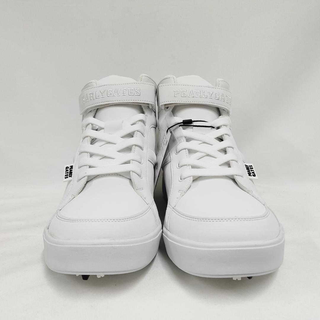 新品 未使用 PEARLY GATES ミドルカットスパイク ゴルフシューズ