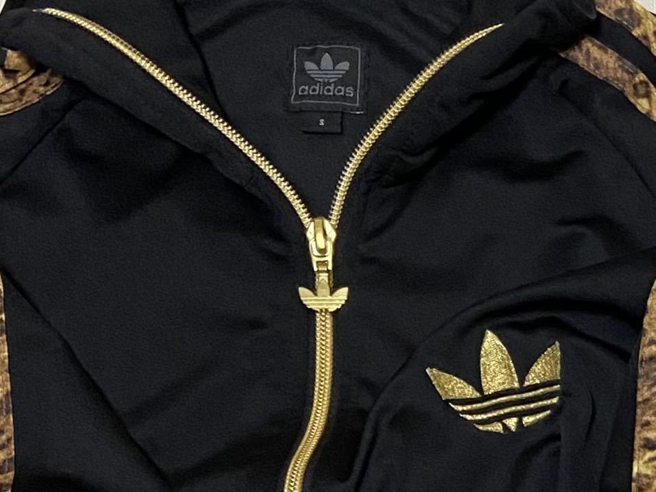 限定 adidas アディダス オリジナルス 黒 レオパード トレフォイルロゴ