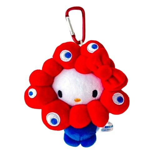 新品 ハローキティ ミャクミャク なりきりぬいぐるみ カラビナ付き