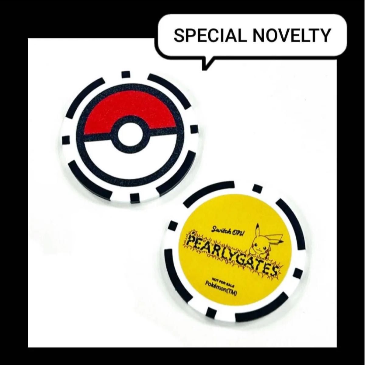 新品未使用】PEARLY GATES ポケモンコラボ ゴルフマーカー ノベルティ
