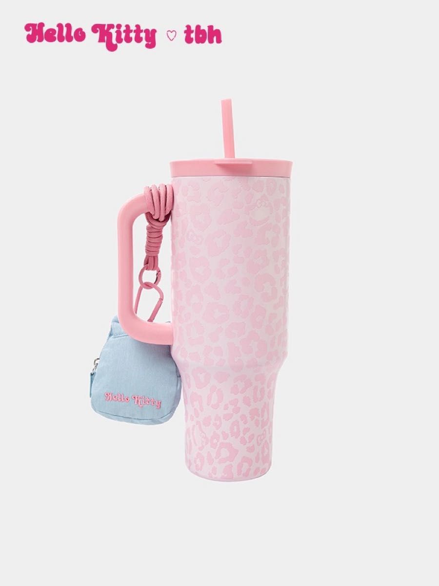 海外限定 ハローキティ Hello Kitty tbh ステンレスタンブラー ポーチ
