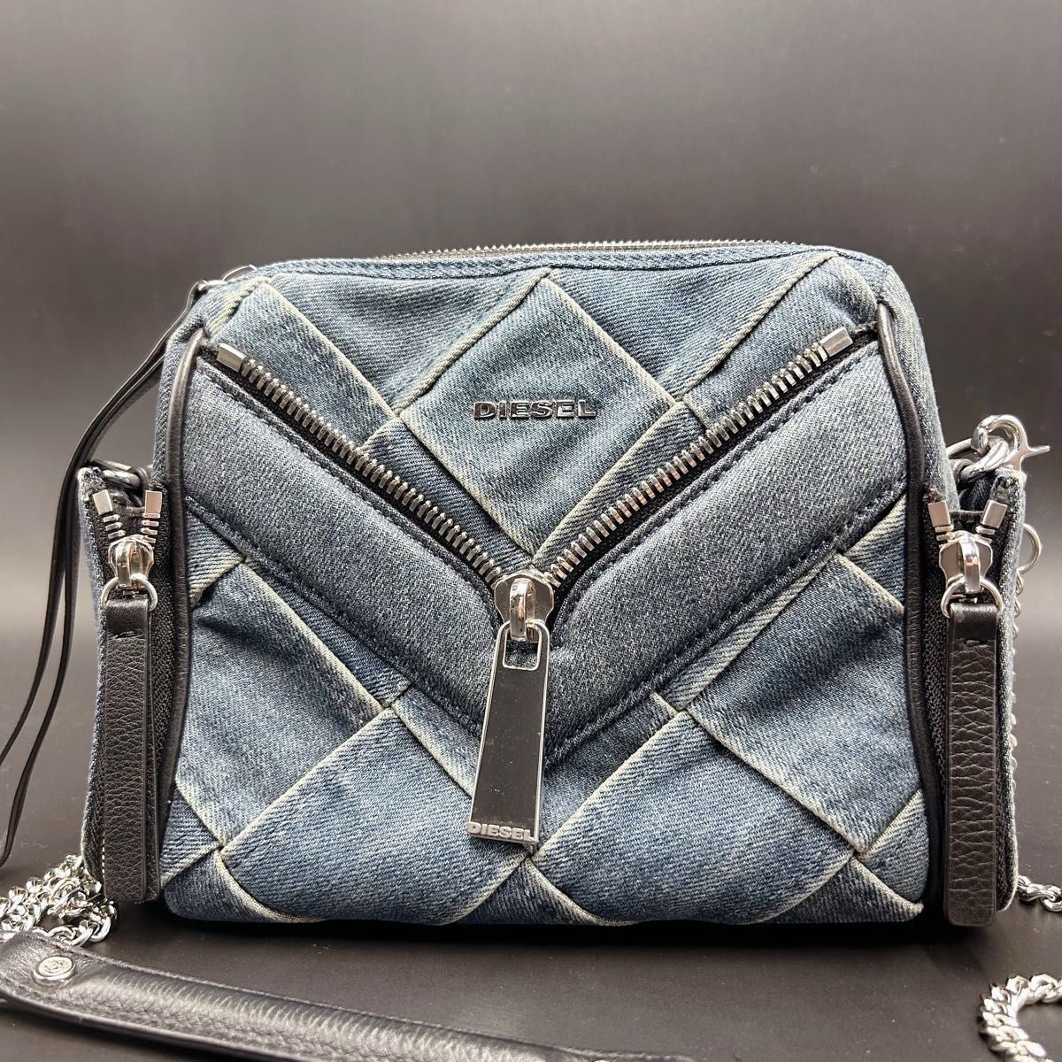極美品 00s DIESEL shoulder denim archive y2k ディーゼル ショルダー