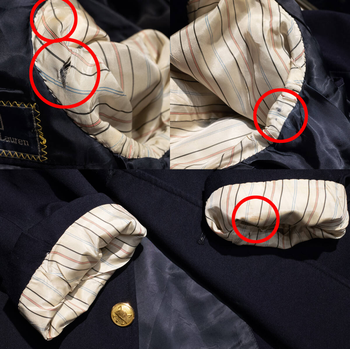 L〜位 / 80s Polo Ralph Lauren ラルフローレン 三角タグ 金ボタン