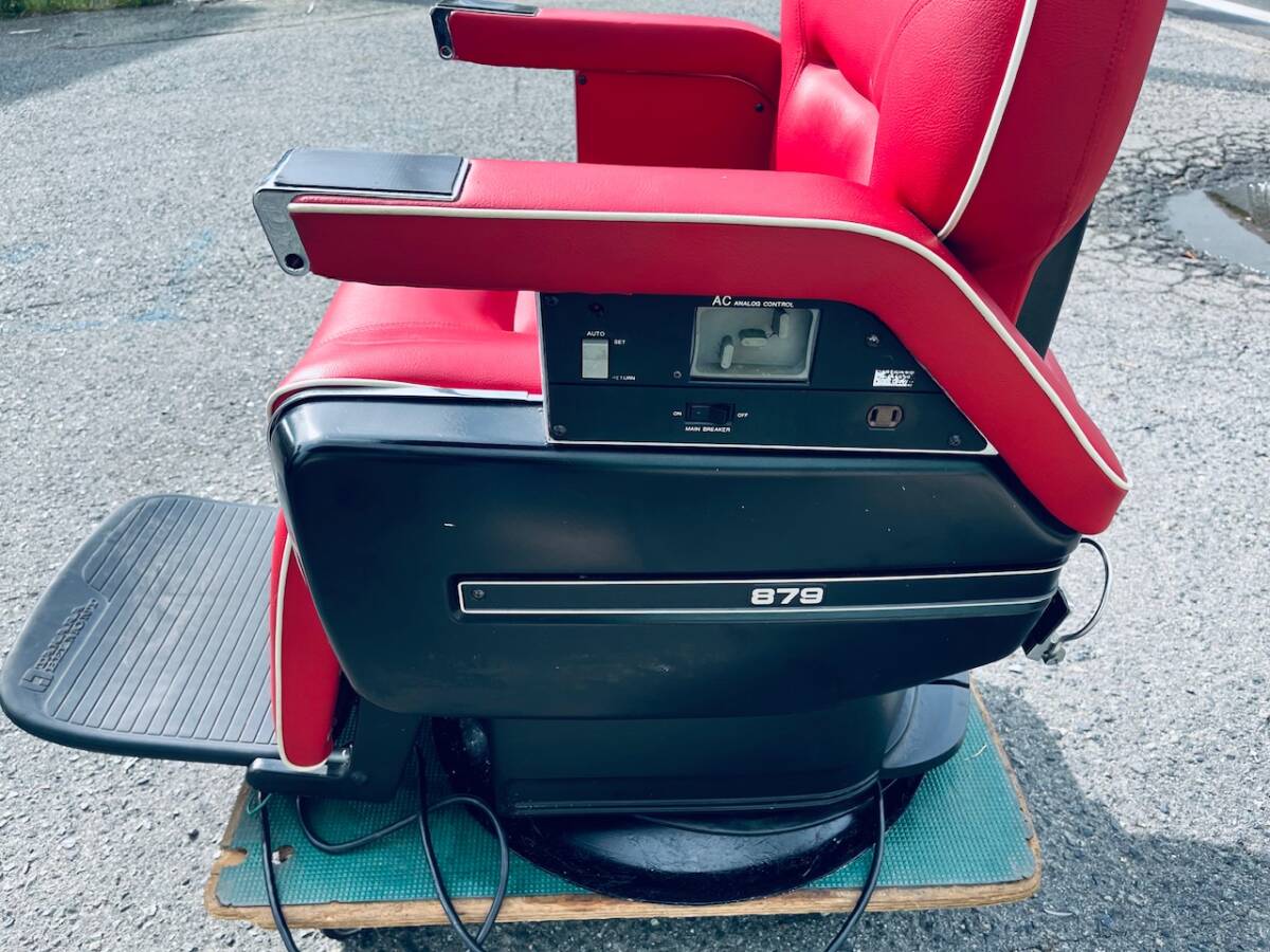 ☆タカラベルモント プロスタッフ 879 理容イス バーバーチェア レトロ